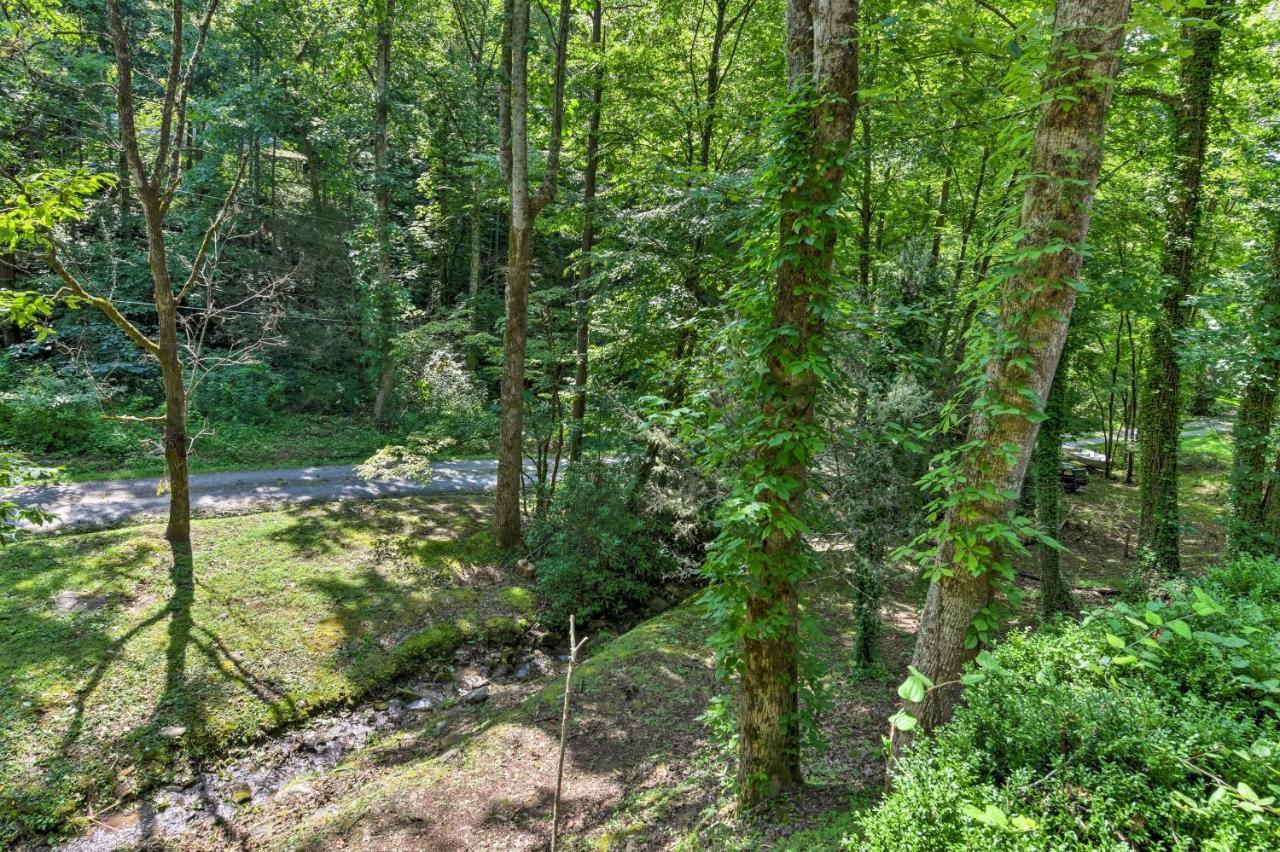 Tranquil Creekside Cottage With Deck And Lanai Franklin Eksteriør billede